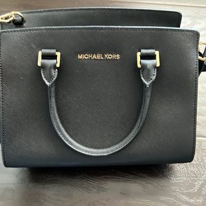 Authentic Black sally medium Michael kors bag